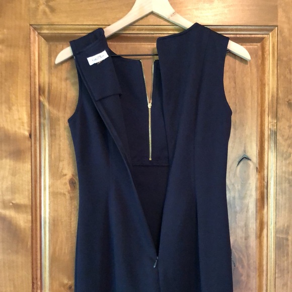 Calvin Klein navy front dress size 6 - Picture 3 of 4
